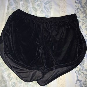 Brandy Melville Velevt Shorts